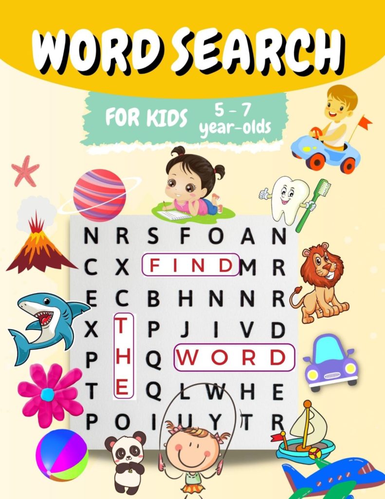 Word Search For Kids Printable PDF - Pixie Publishing